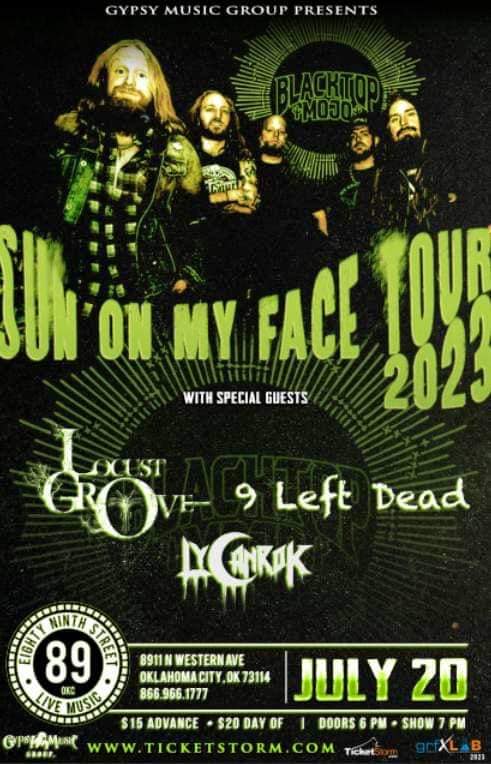 Blacktop Mojo “Sun on my Face” Tour