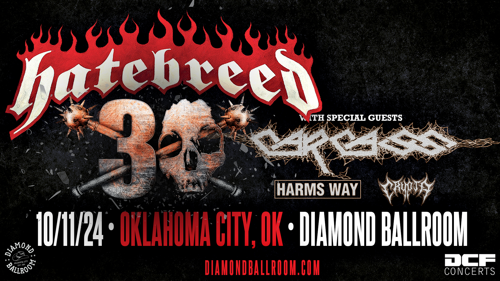 Hatebreed 30th Anniversary Tour in Oklahoma City